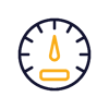 Performance-speedometer-outline
