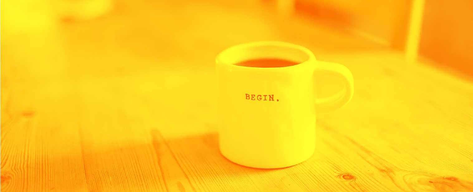 SEO KEYWORDS - coffee mug begin